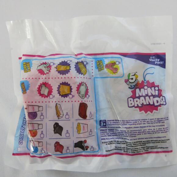 SONIC DRIVE IN WACKY PACK Mini Brands #08 Visor New/Unopened Toys Collectible - Picture 3 of 5